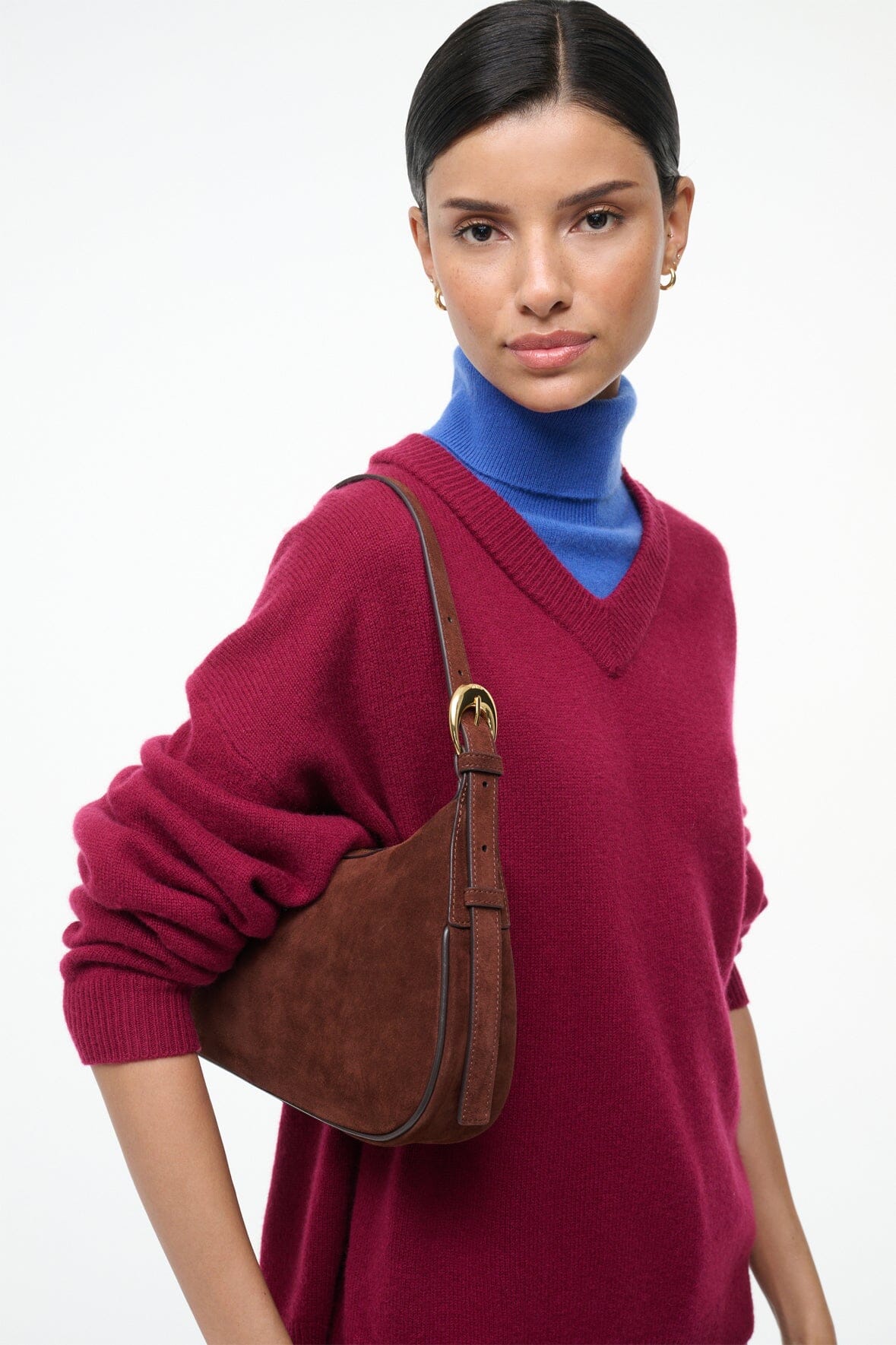 Pine Shoulder Bag, Mahogany