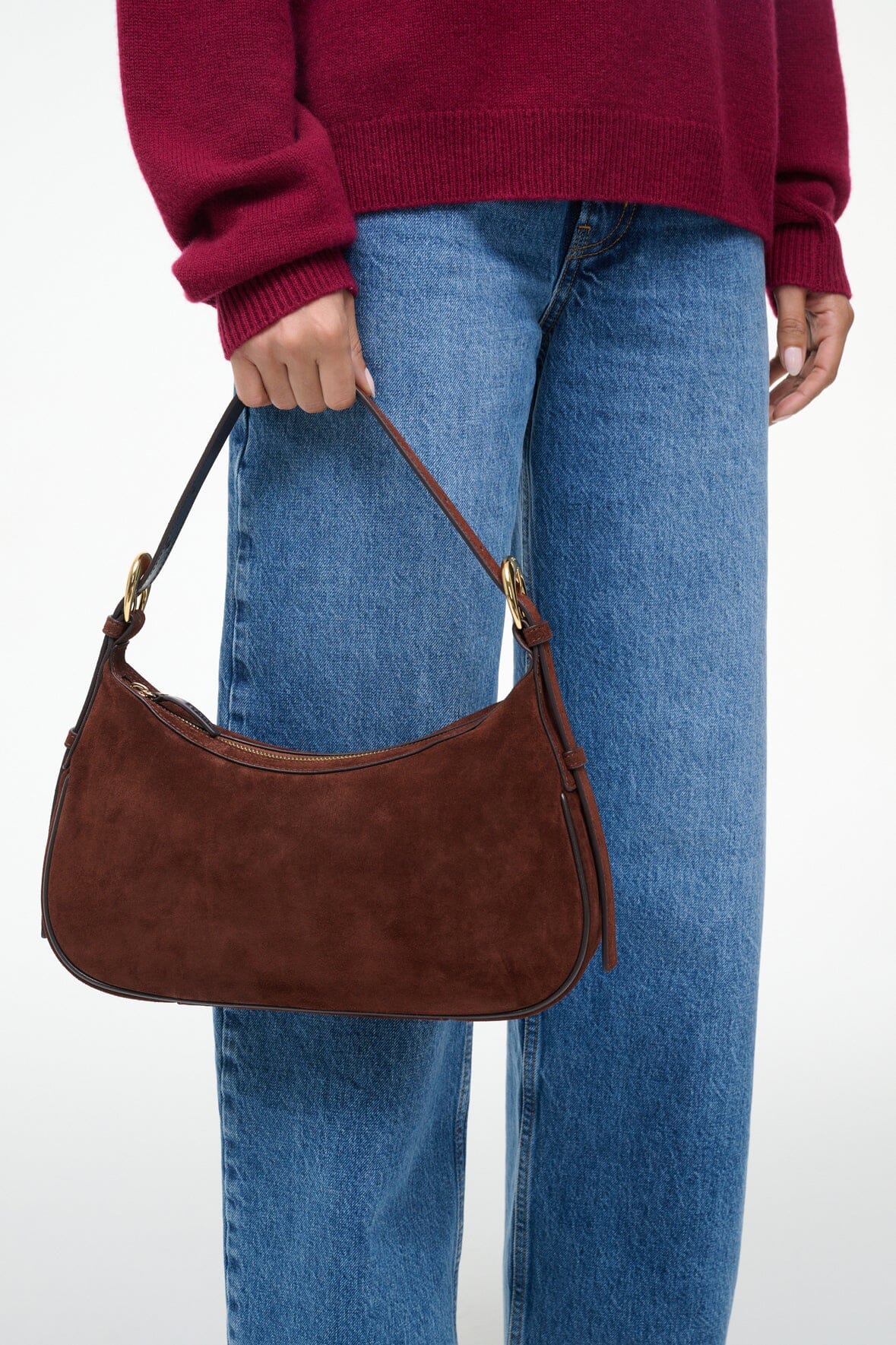 Pine Shoulder Bag, Mahogany