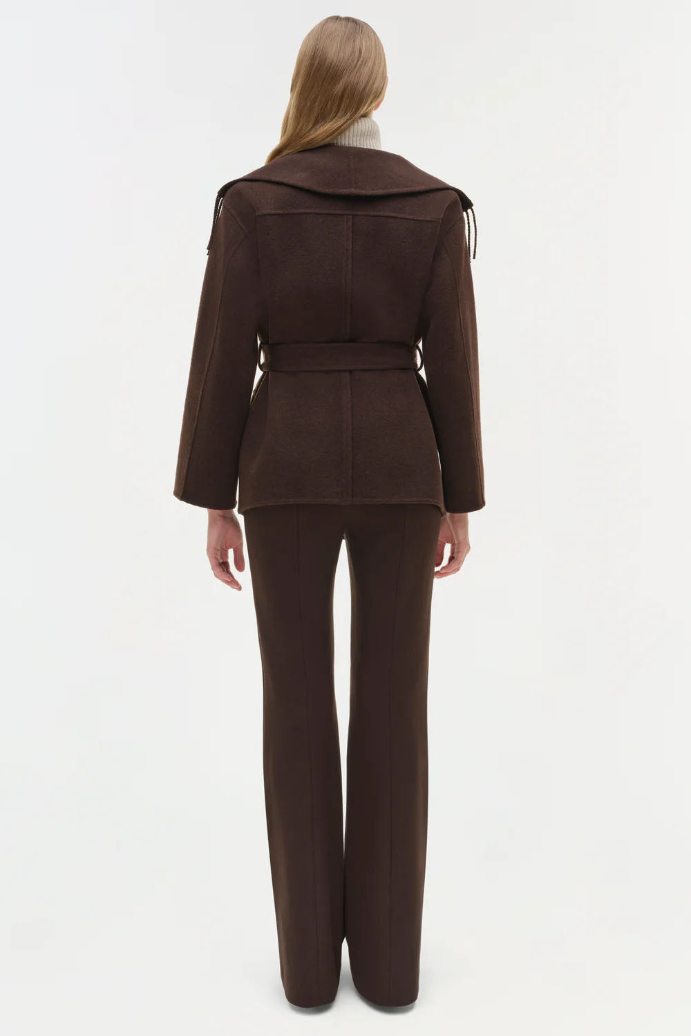 Rowen Fringe Jacket, Chocolate