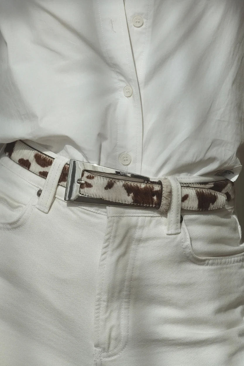 No. 10 Belt, Cow/Silver