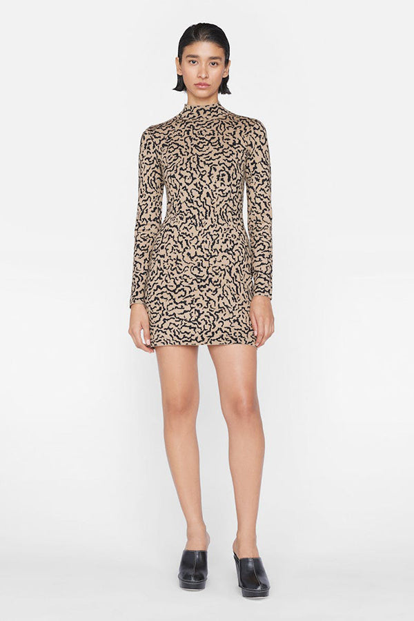 Jacquard Sweater Dress