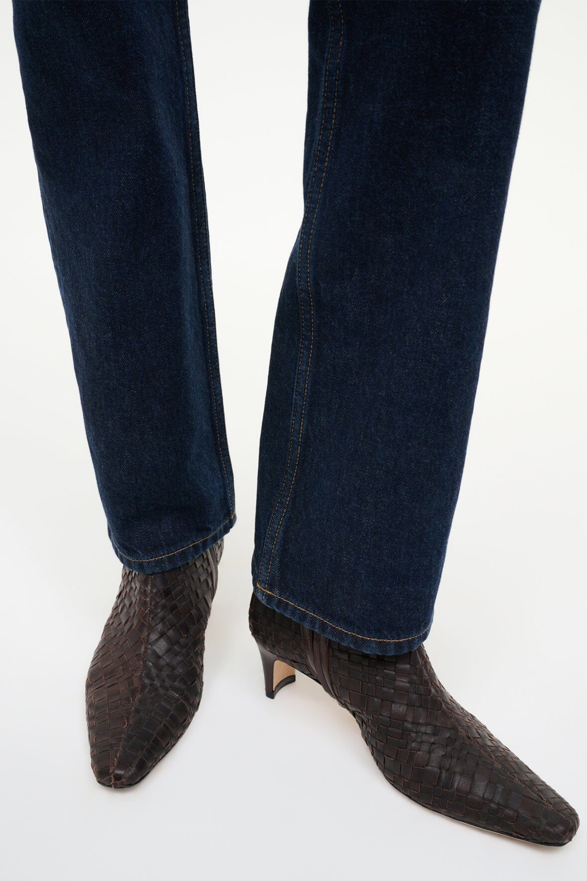 Wally Ankle Boot, Espresso Woven