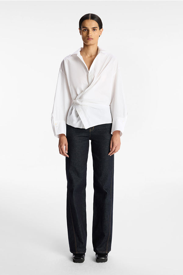 Rachel Cotton Wrap Top