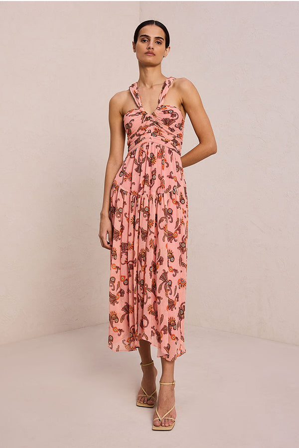 Jaylin Cotton Silk Dress