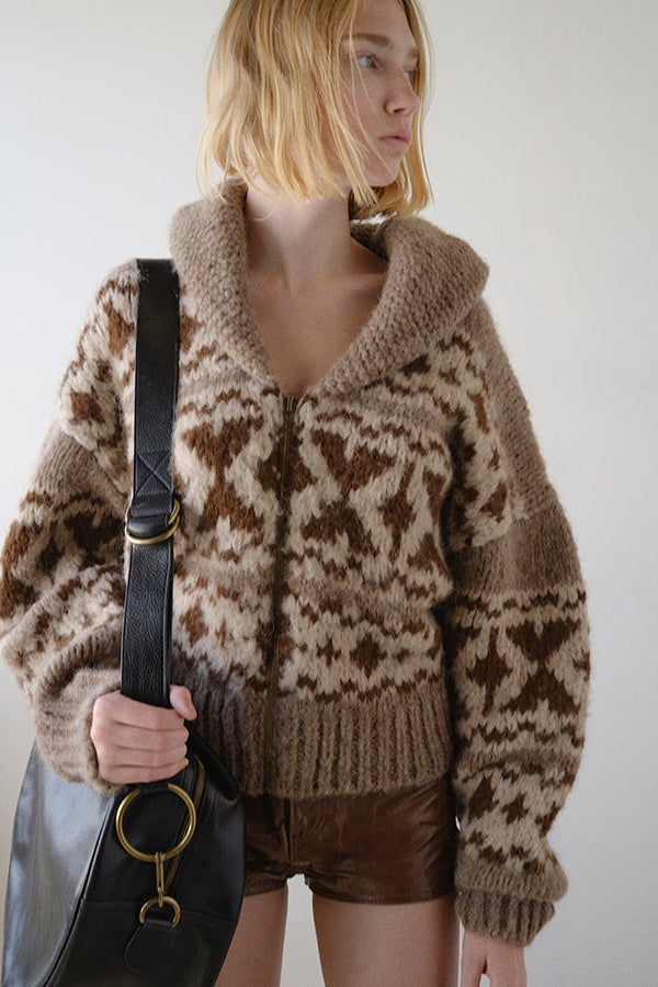 Cowichon Zip Sweater