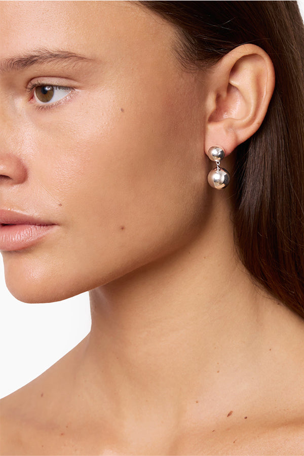 The Caroline Earrings, Silver