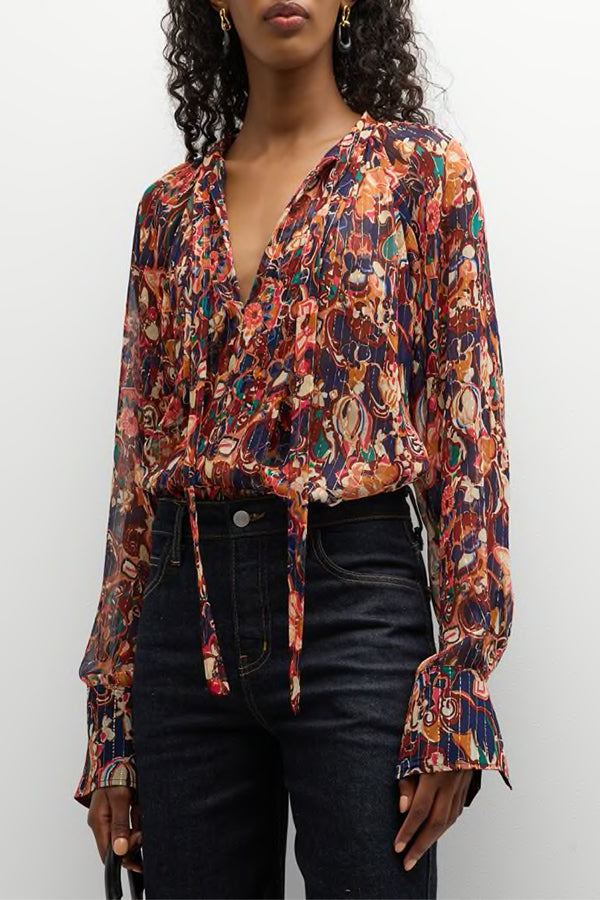 Wilder Printed Top