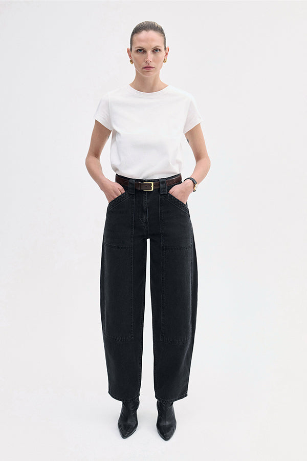 Denim Patch Pocket Pant