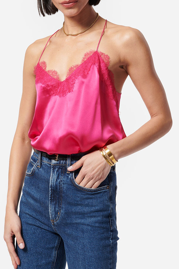 Racer Charmeuse Cami