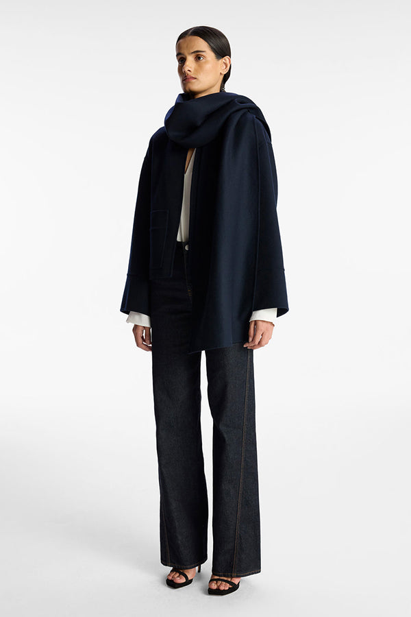 Finley Wool Jacket, Navy