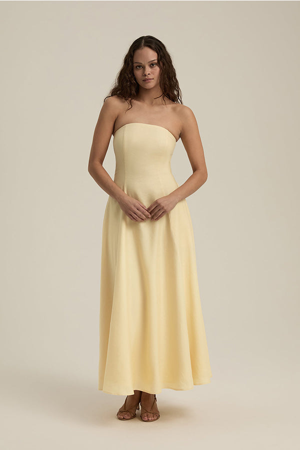 The Favorite Linen Dress, Moonbeam