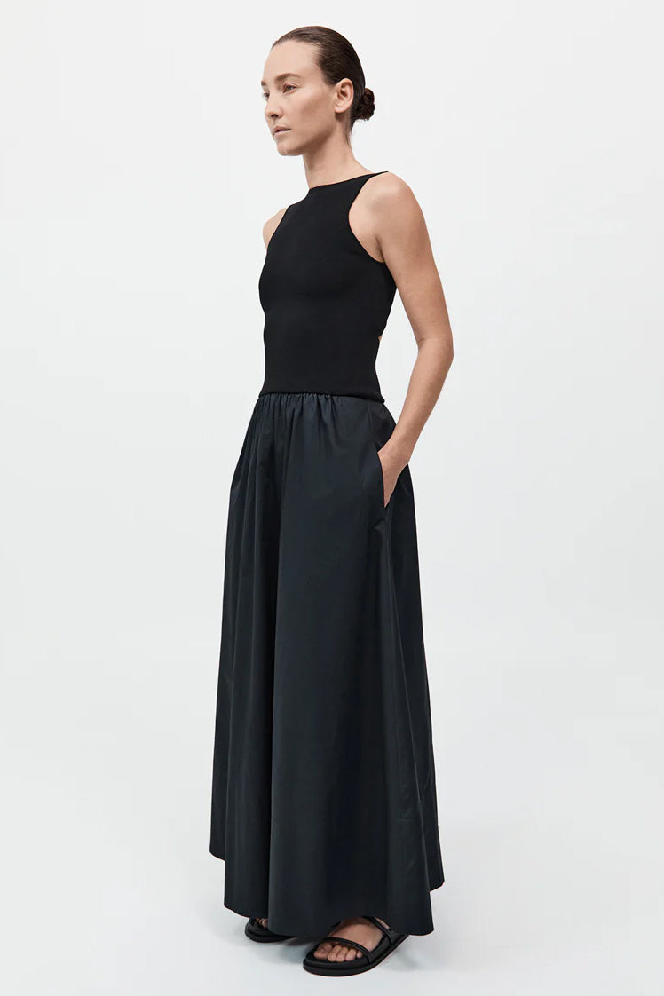Bateau Cut Out Dress