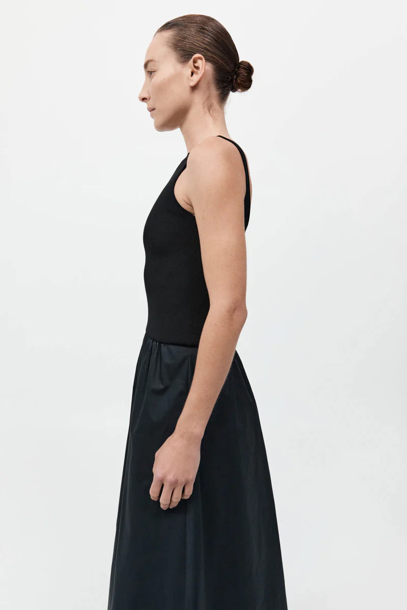Bateau Cut Out Dress