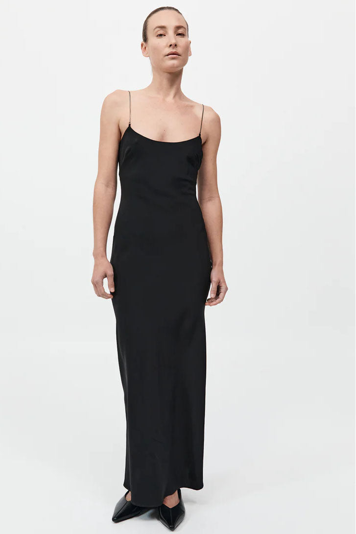 Fine Chain Silk Slip Dress