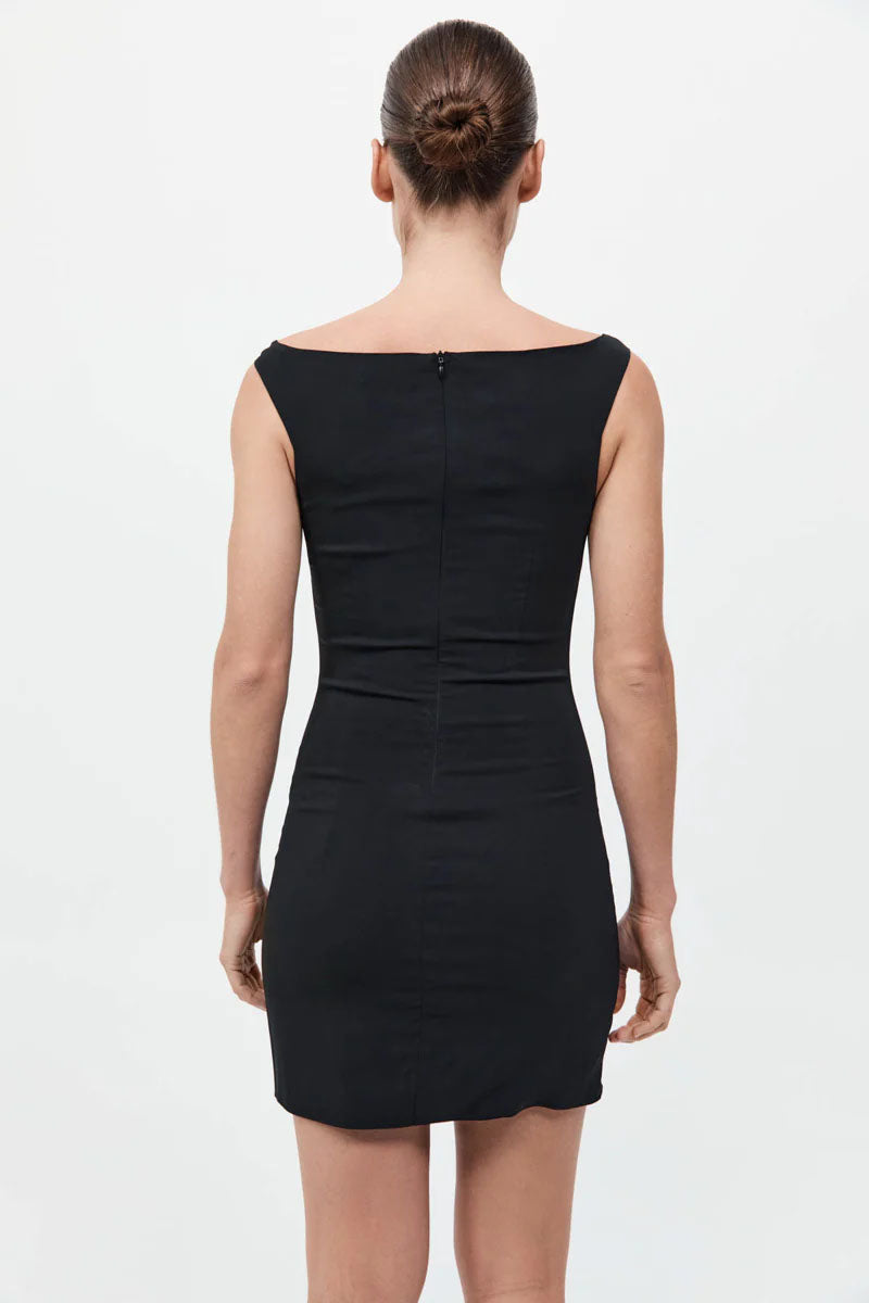 Slim Bateau Mini Dress