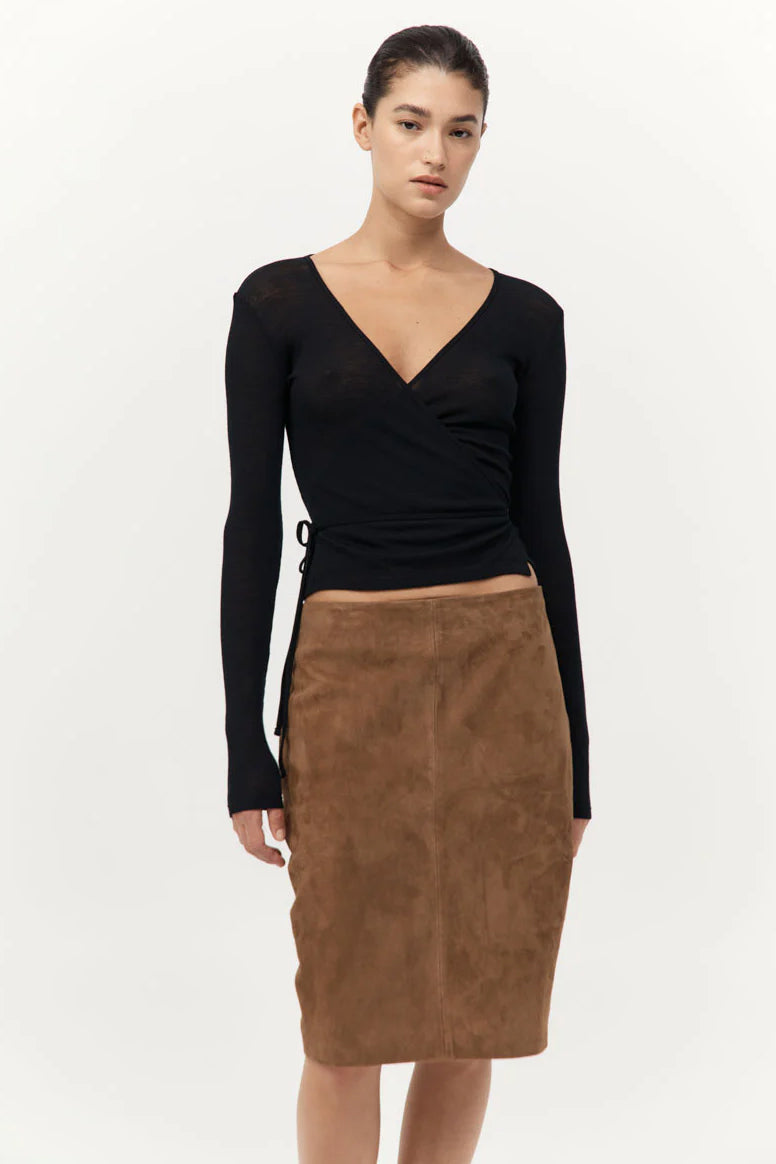 Baby Wool Wrap Top