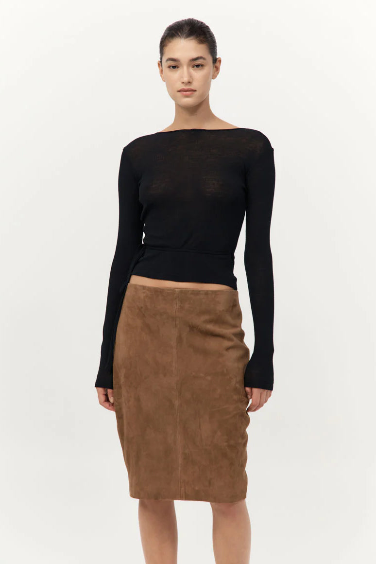 Baby Wool Wrap Top