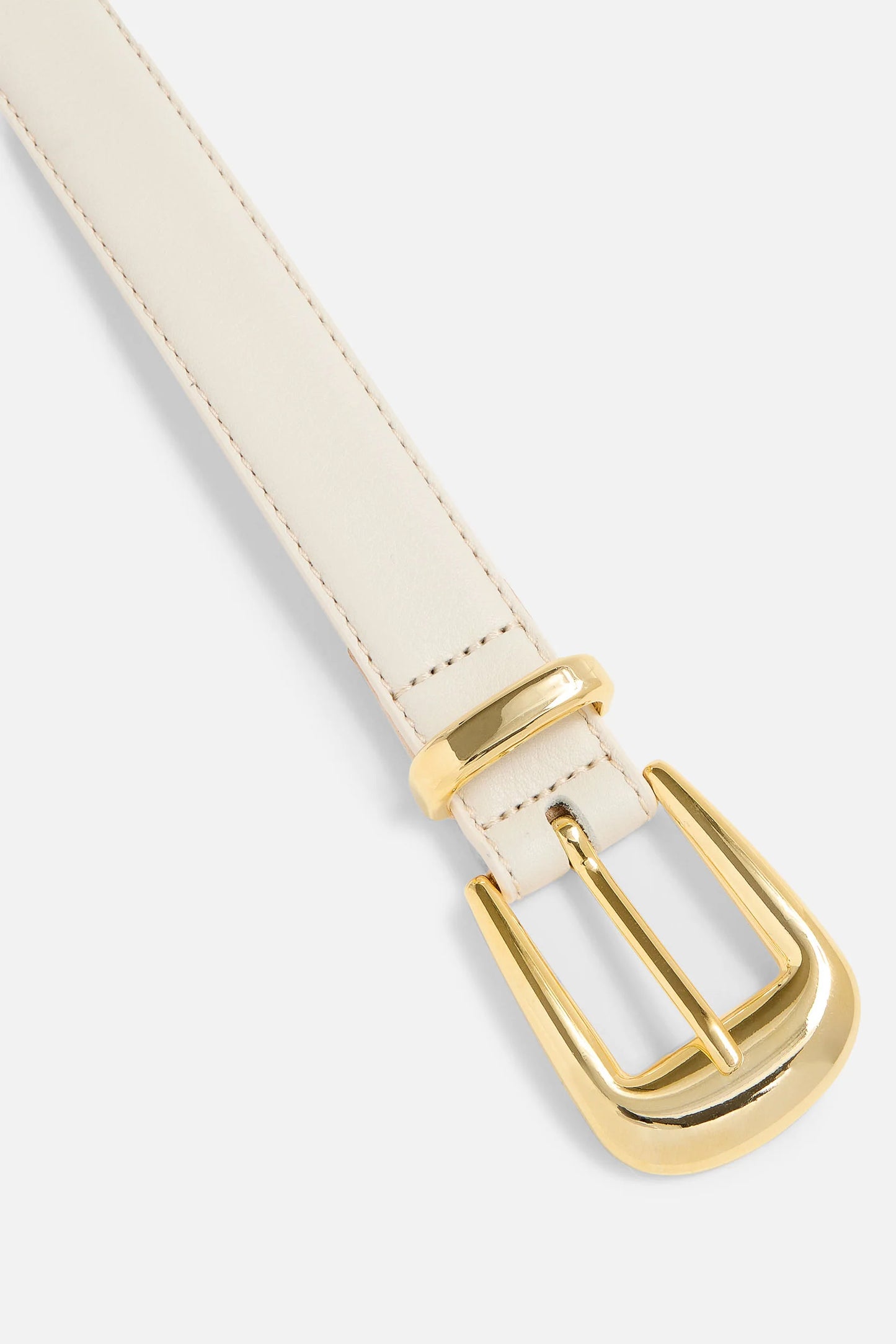 No. 16 Belt, Linen/Gold