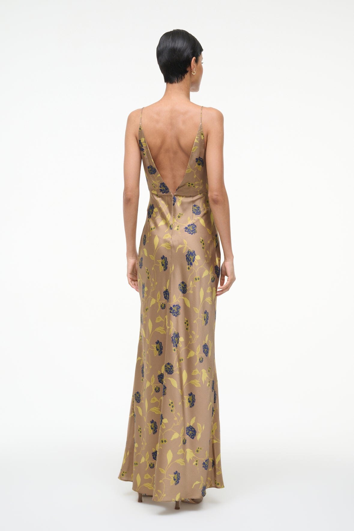 Hank Silk Dress, Vintage Floral