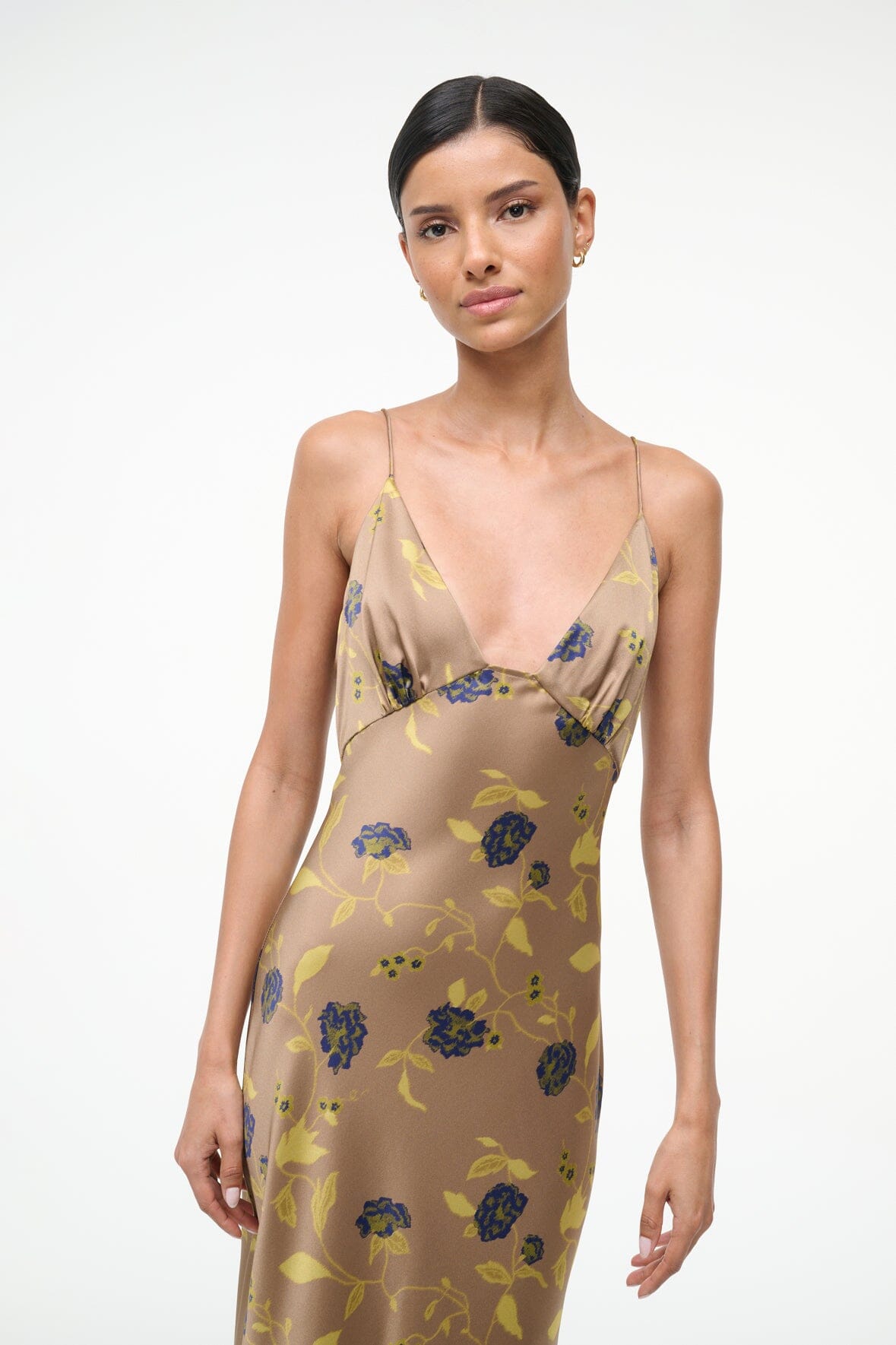 Hank Silk Dress, Vintage Floral