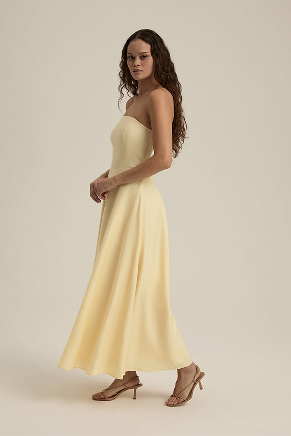 The Favorite Linen Dress, Moonbeam