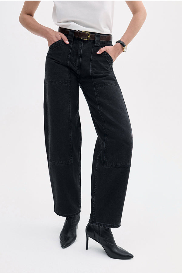 Denim Patch Pocket Pant