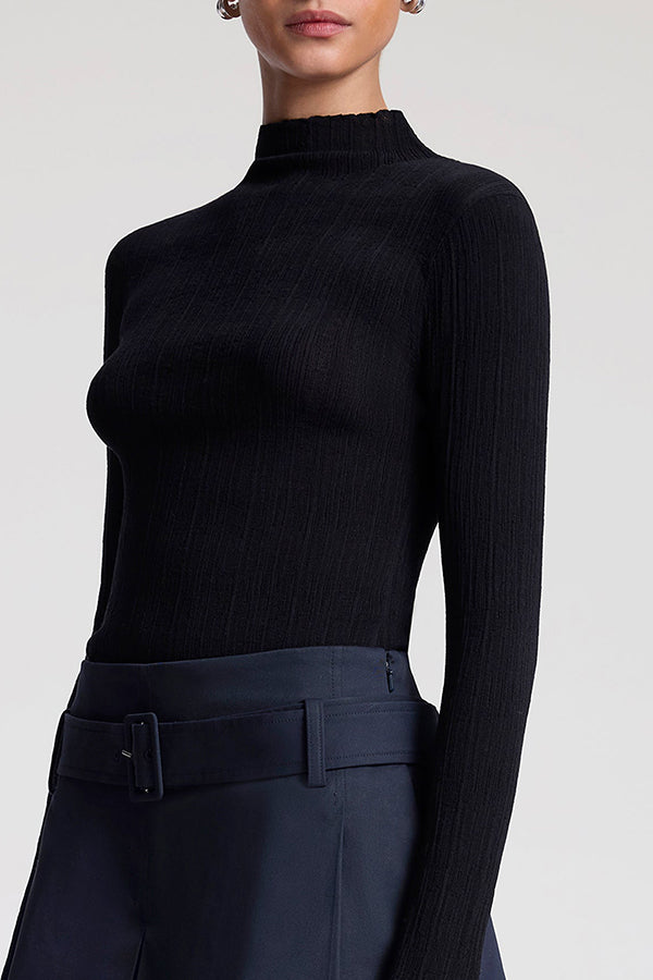 Hugh Fine Cotton Knit Top