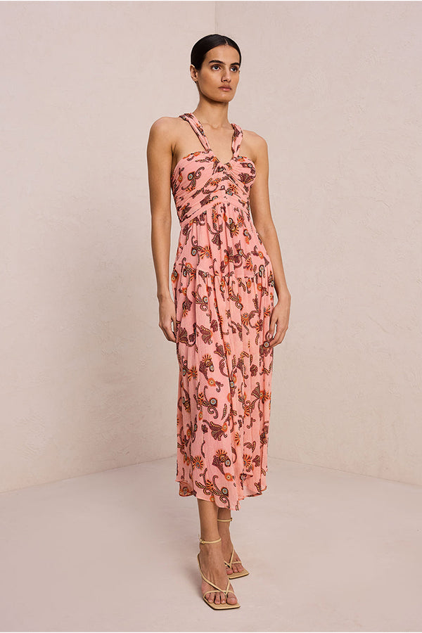 Jaylin Cotton Silk Dress