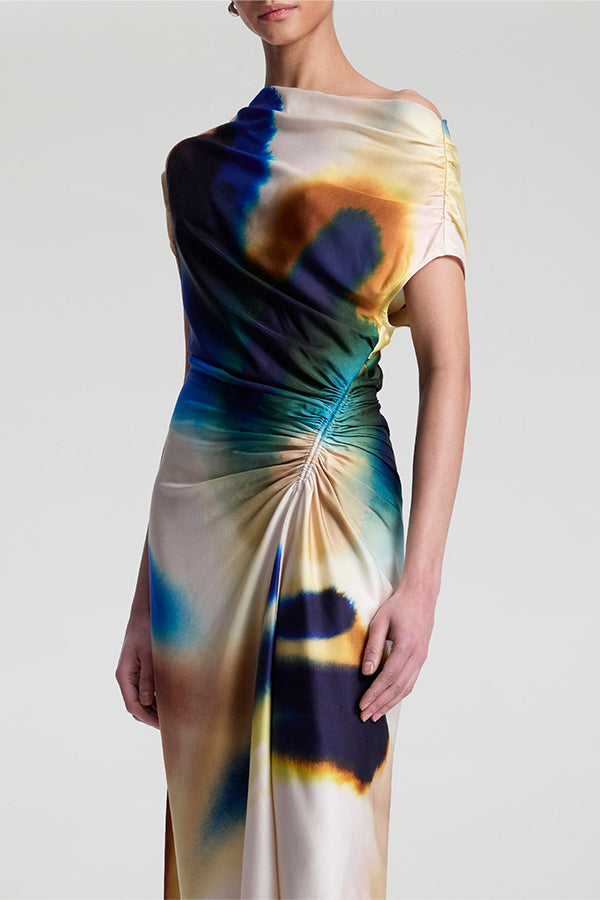 Penny Satin Midi Dress