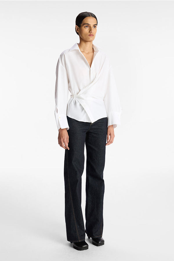 Rachel Cotton Wrap Top
