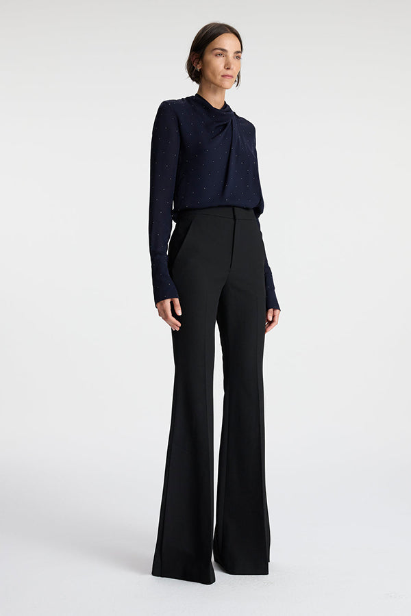 Luna Embellished Silk Top