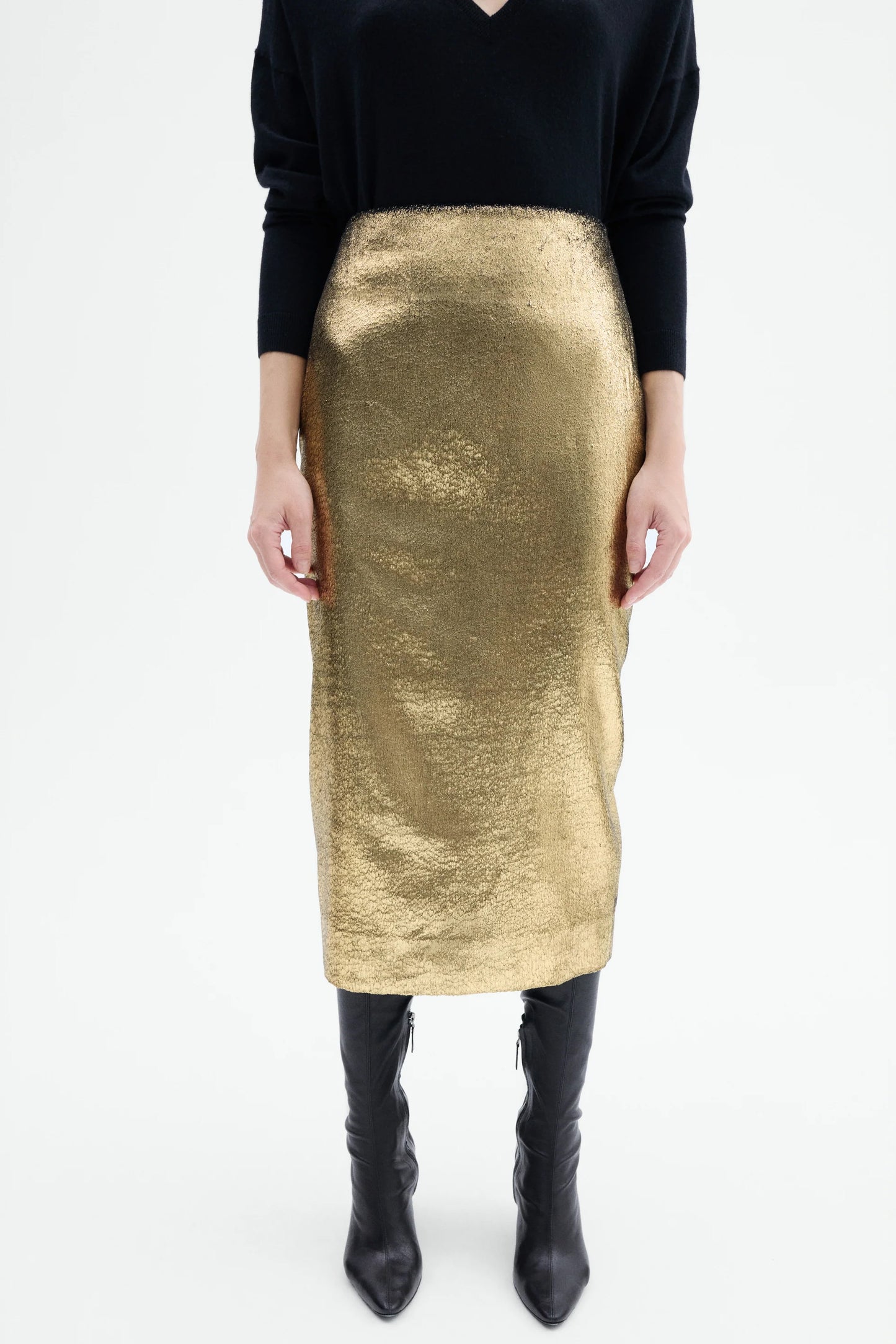 Slip Skirt, Gold