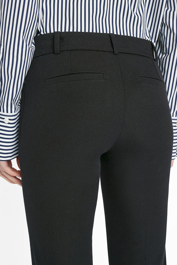 Le High Flare Split Trouser, Noir