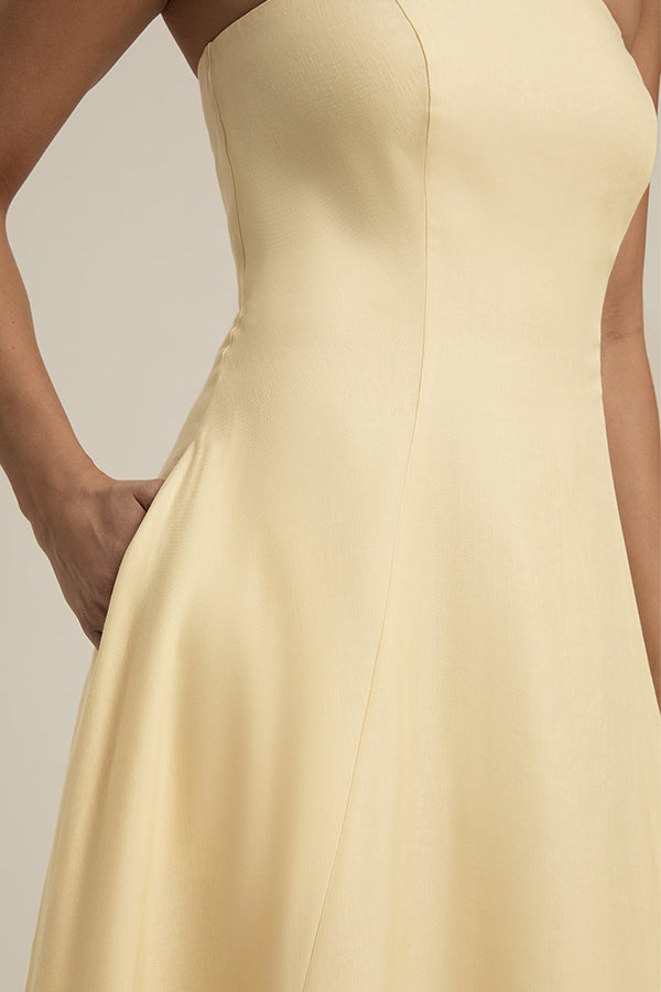 The Favorite Linen Dress, Moonbeam