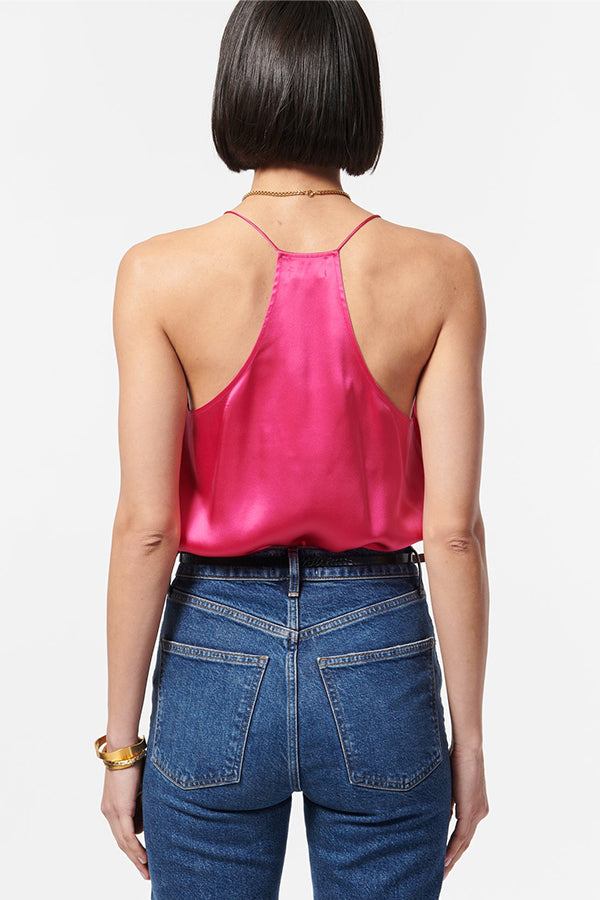 Racer Charmeuse Cami