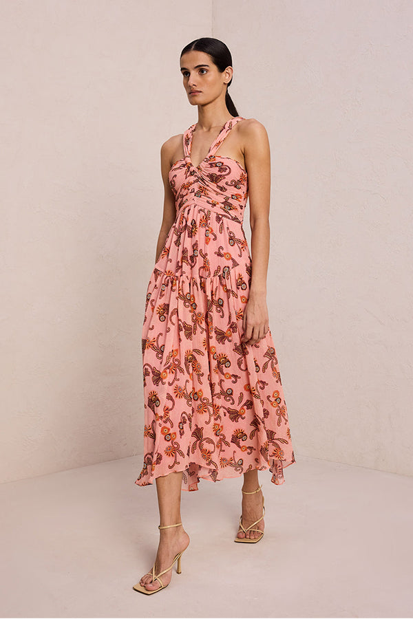 Jaylin Cotton Silk Dress