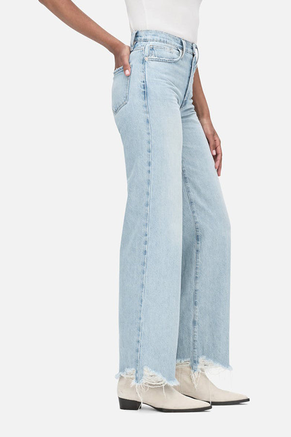 Le Jane Wide Crop in Calm Waters Modern Chew