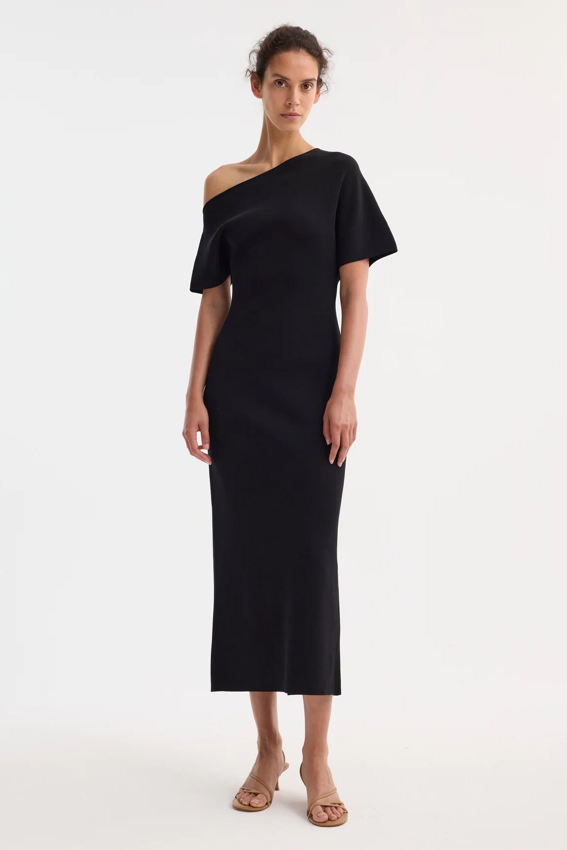 Asymmetrical Knitted Dress