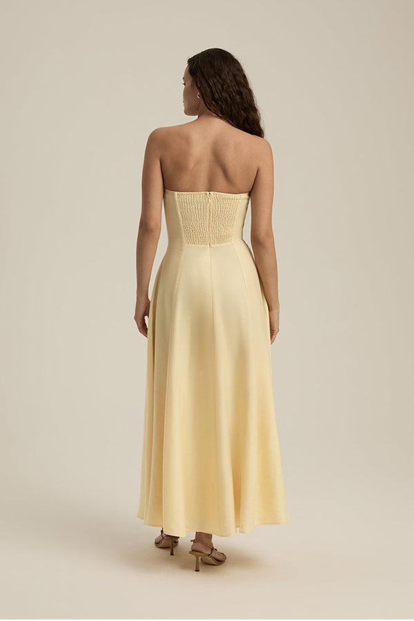 The Favorite Linen Dress, Moonbeam