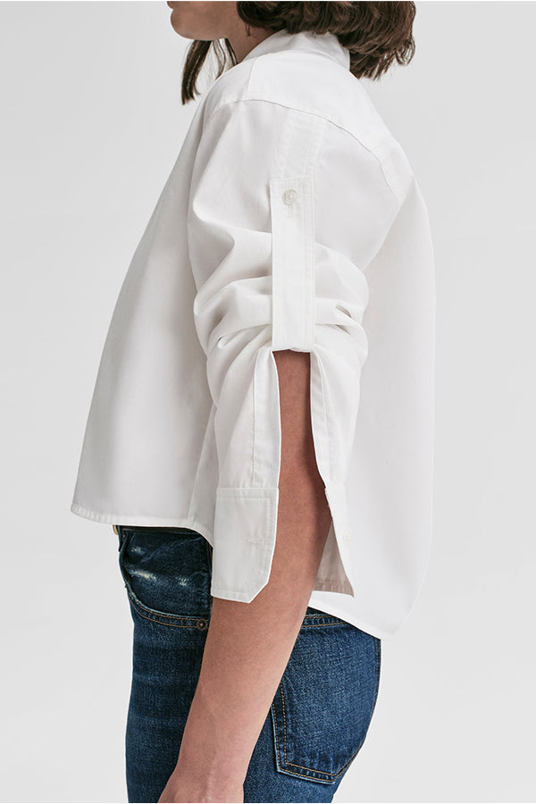 Maude Cropped Cotton Shirt