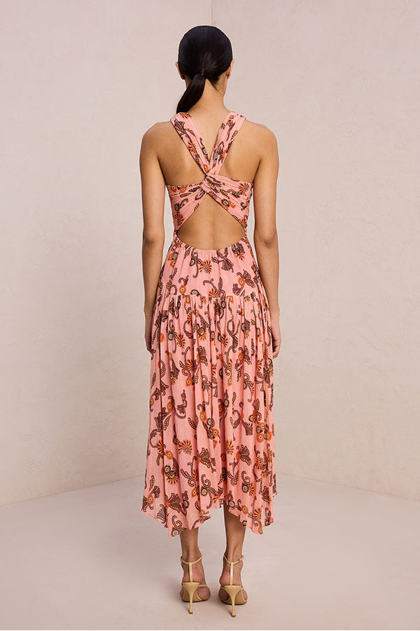 Jaylin Cotton Silk Dress
