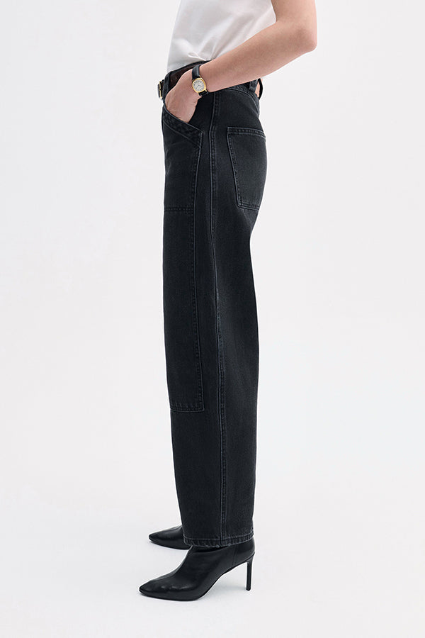 Denim Patch Pocket Pant
