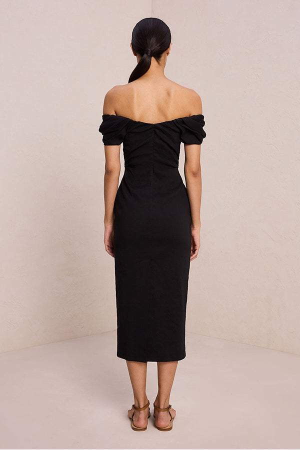 Nora Linen Midi Dress