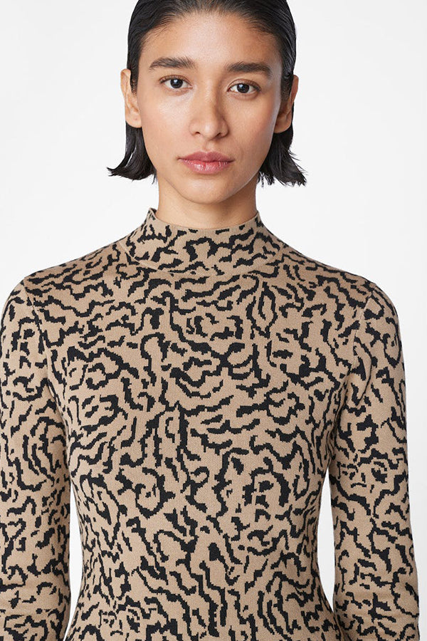 Jacquard Sweater Dress