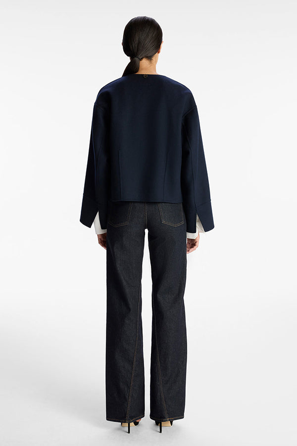 Finley Wool Jacket, Navy