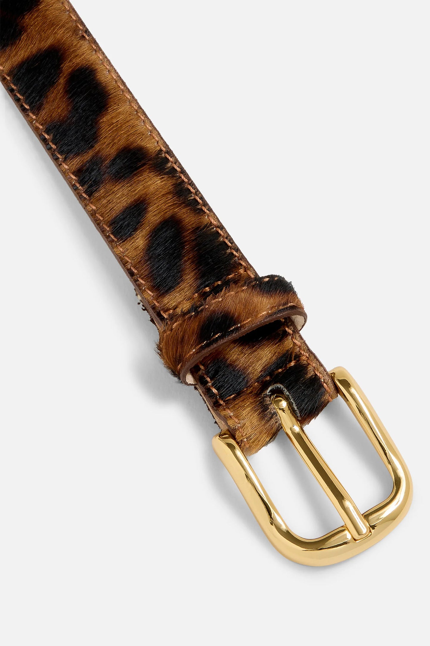 No. 14 Belt, Leopard/Gold