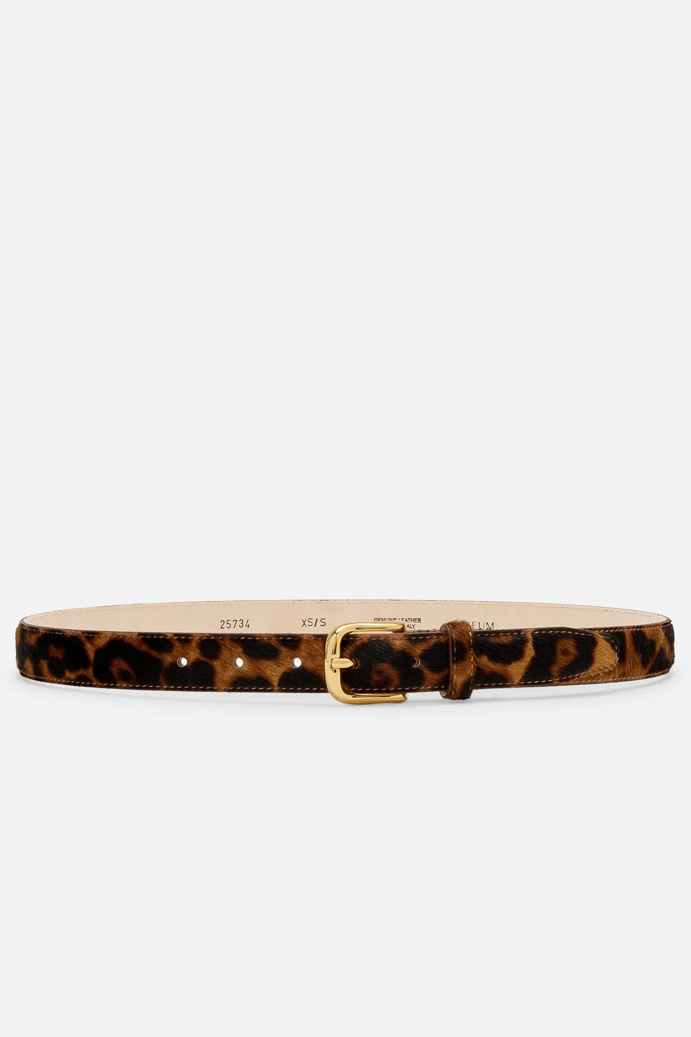 No. 14 Belt, Leopard/Gold