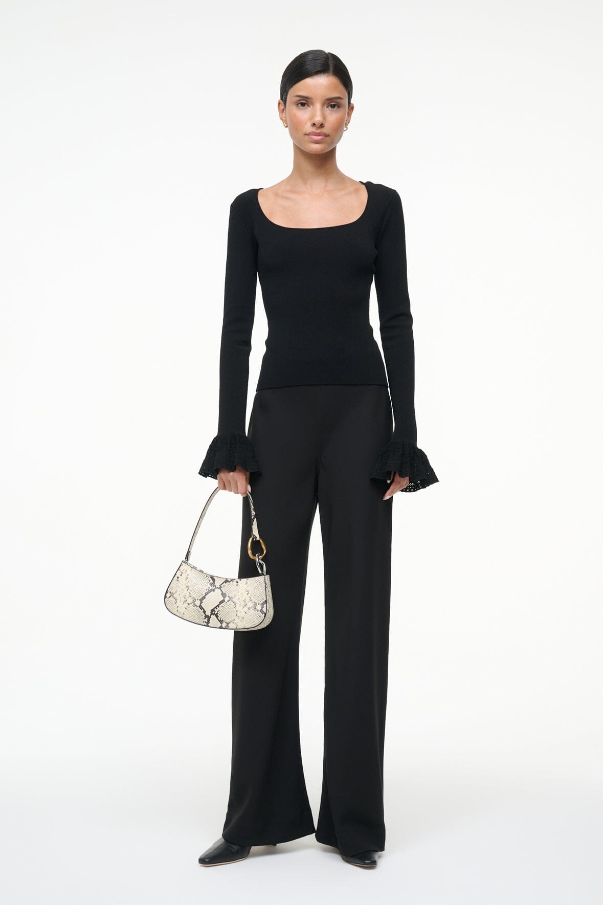 Ollie Bag, White Snake