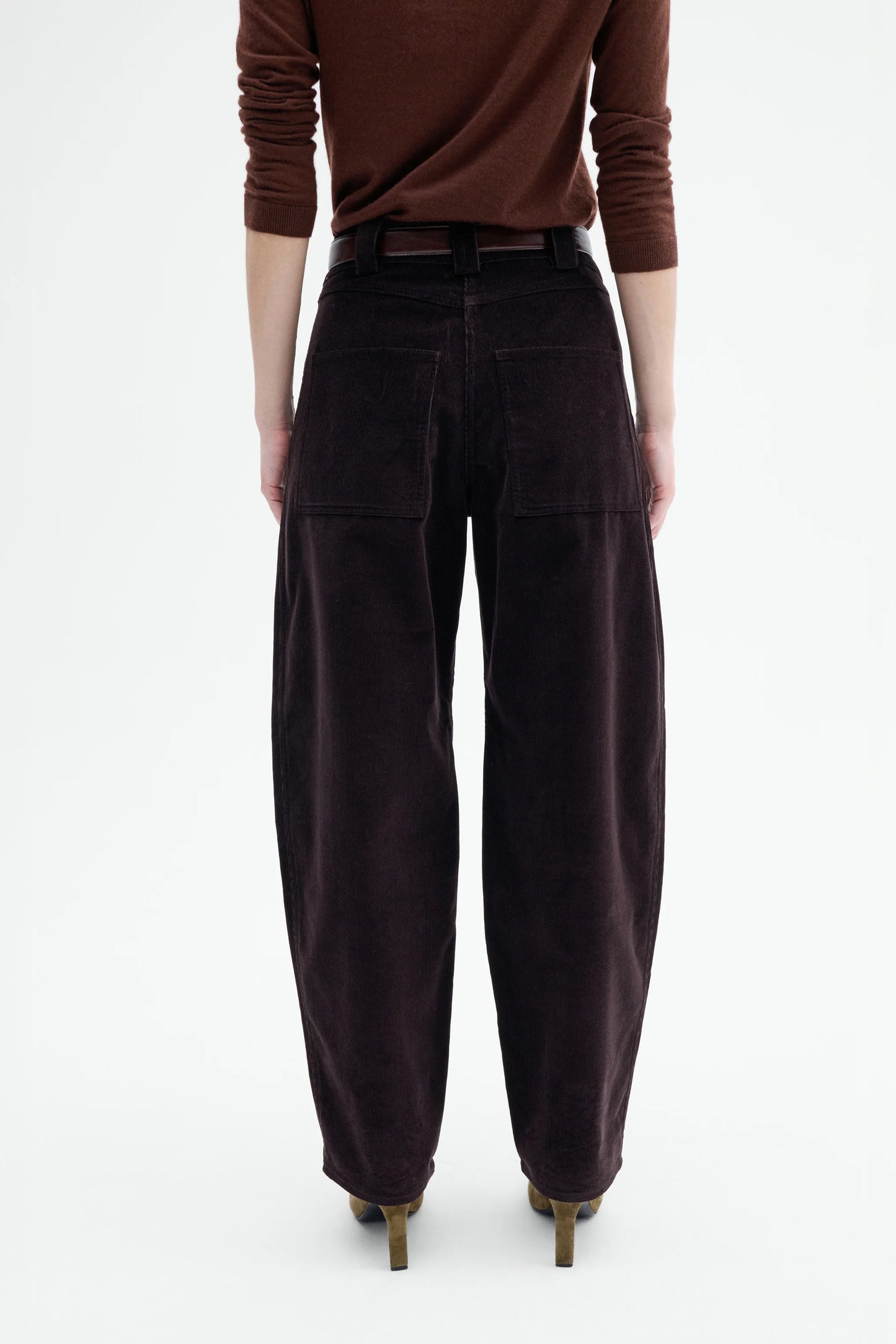 Corduroy Patch Pant, Chocolate