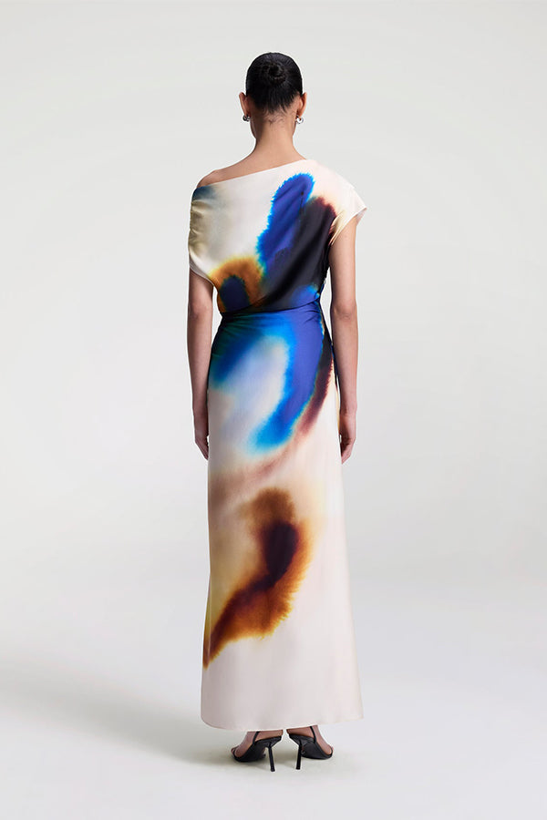 Penny Satin Midi Dress